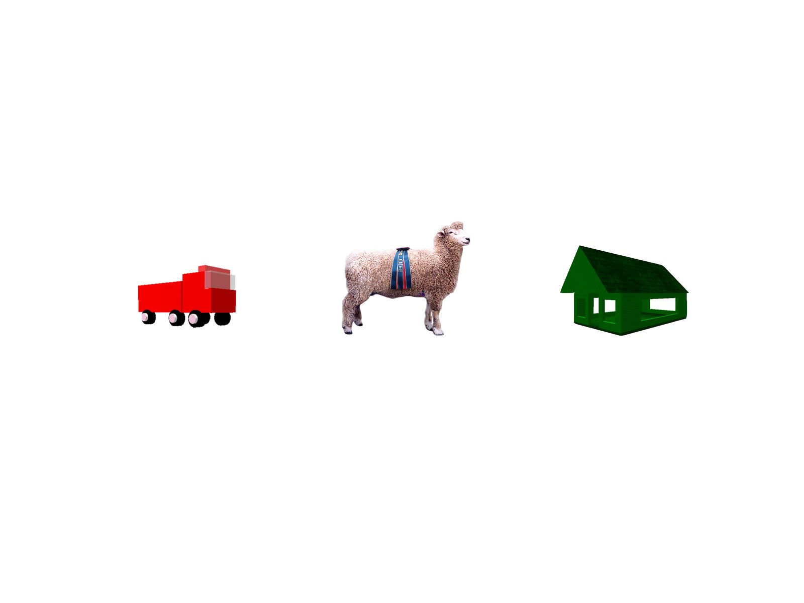 tausch·ware·handel — truck, sheep, house
