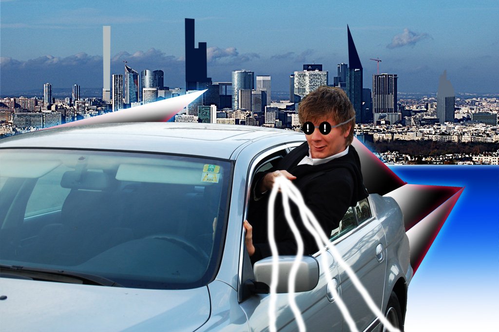 The global business leader stepping from a luxury car