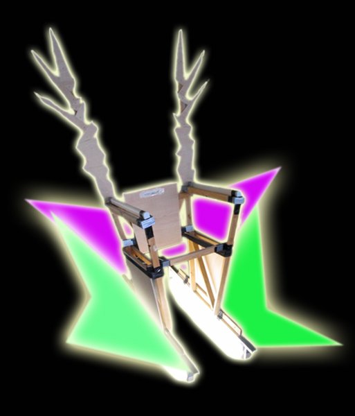 A rendering of the throne, a spiked unsittable chair